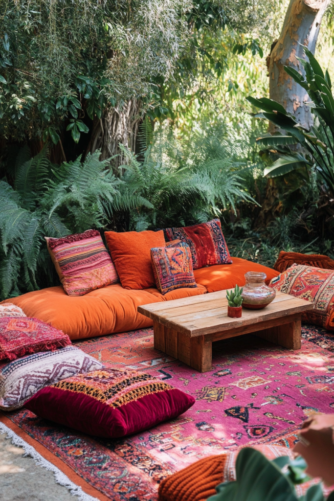 1. Cozy and Low-Seating Arrangements