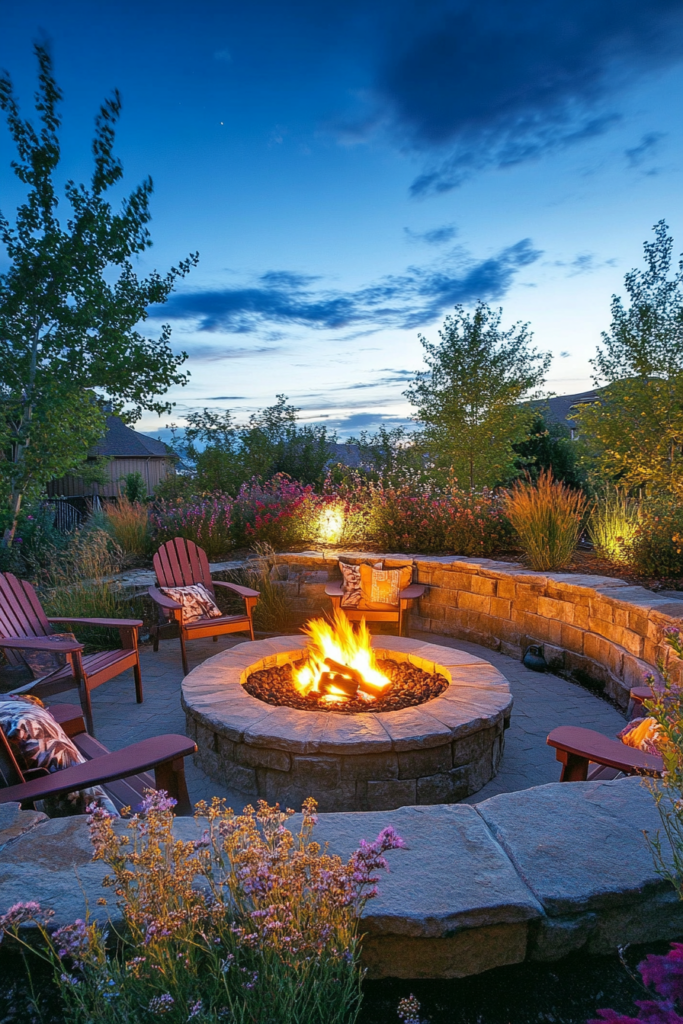 1. Create a Cozy Fire Pit Area