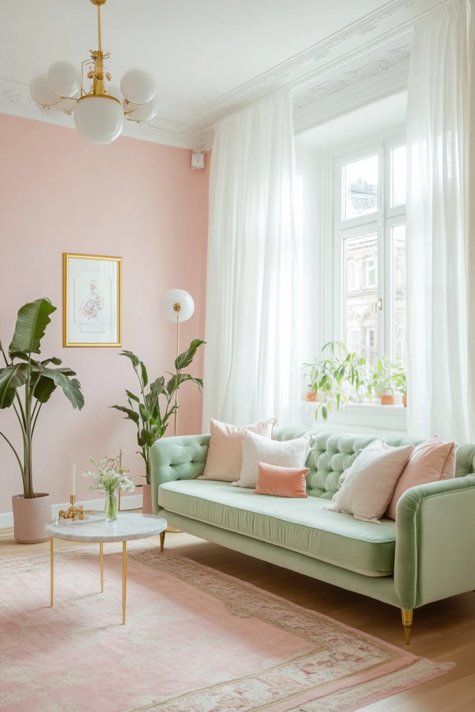 1. Soft Pastels for a Serene Ambiance