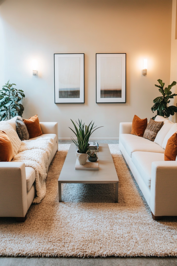 1. The Art of Symmetry: Classic Facing Arrangement