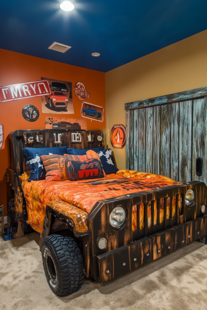 10. Adventure-Themed Bedframes