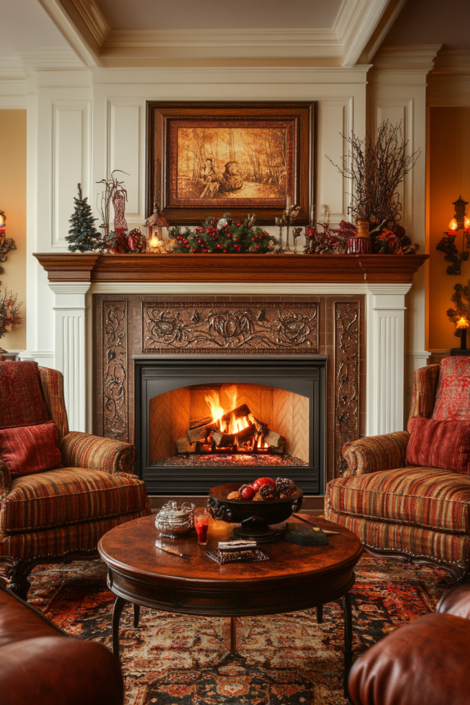 10. Cozy Fireplace Setting