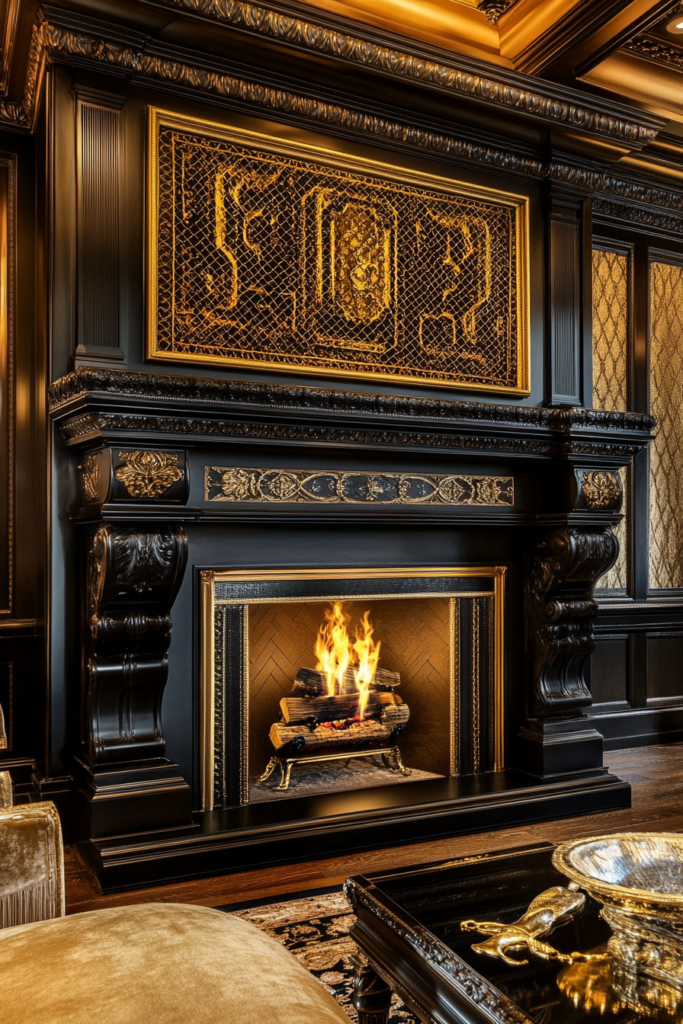 10. Ornate Fireplaces for a Cozy Vibe