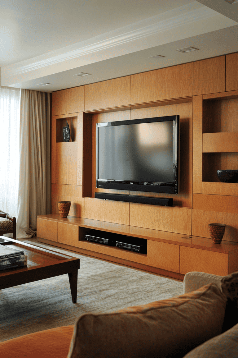 23 Modern Media Wall Ideas - Home Decor Goals