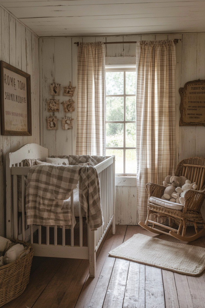Farmhouse-Inspired Nursery