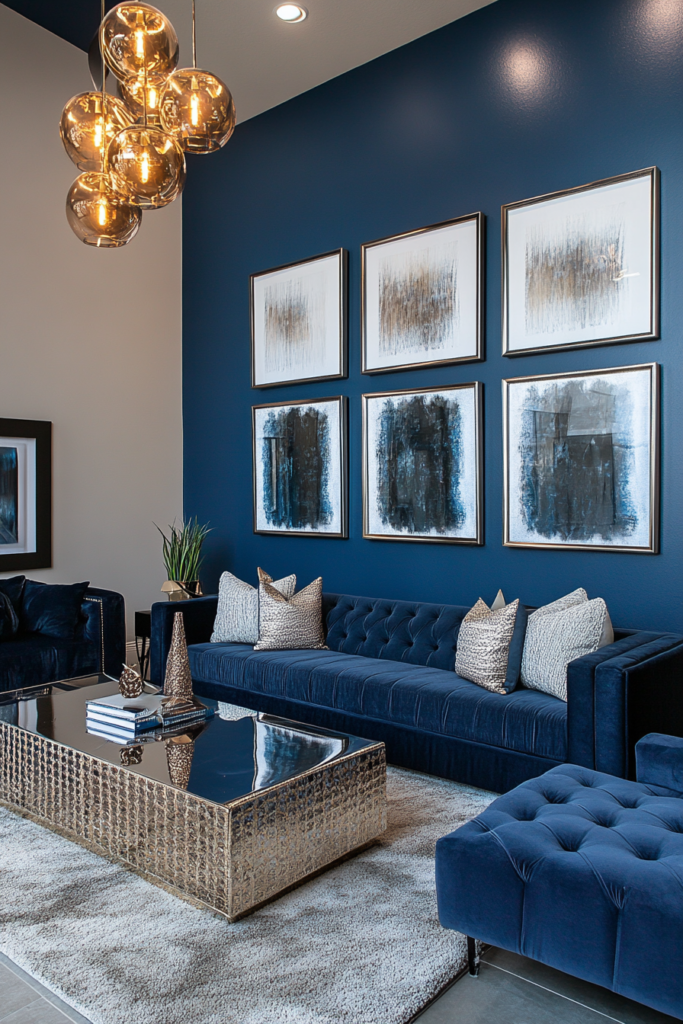 11. Modern Navy and Grey Mix