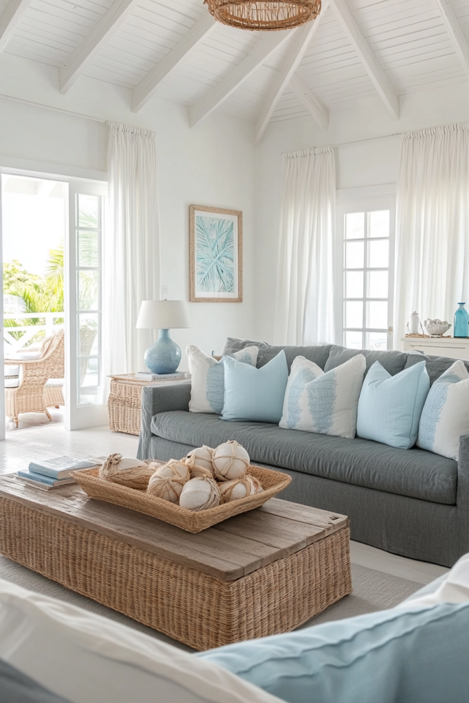 12. Coastal Cool with Light Blue Accents