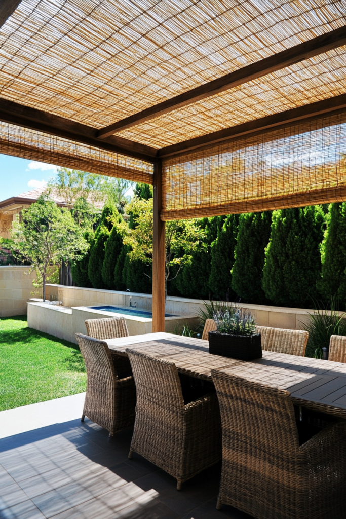 12. Roll-Up Blinds for Adjustable Shade