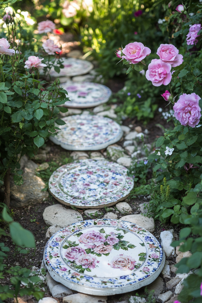 12. Vintage China Stepping Stones