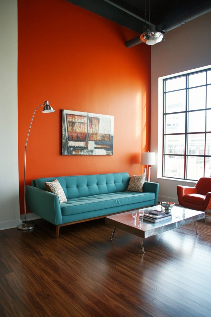 13. Play with Paint for a Bold Backdrop