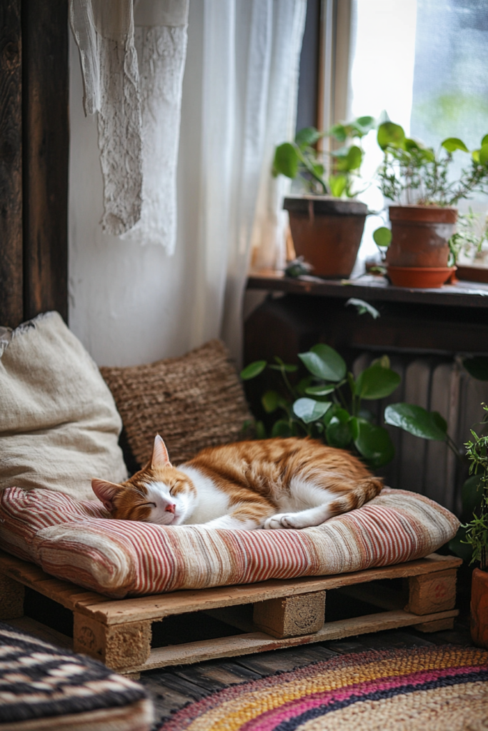 14. Pallet Wood Bed