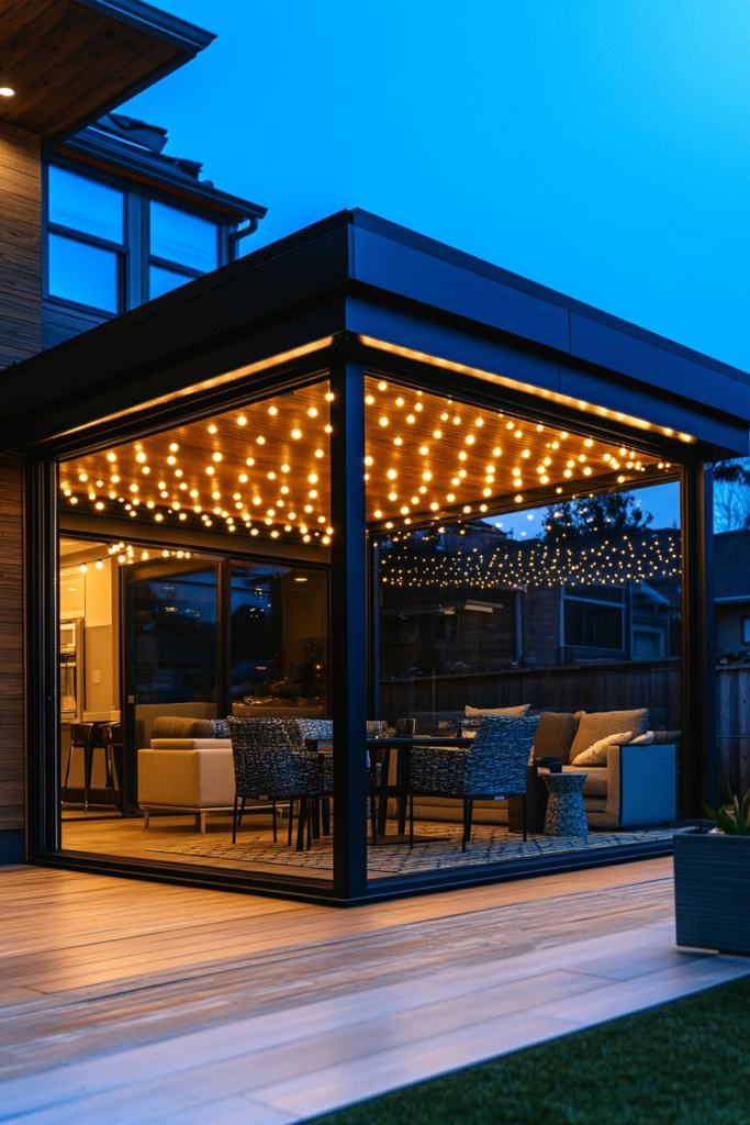 14. Smart String Lights for Customizable Ambiance