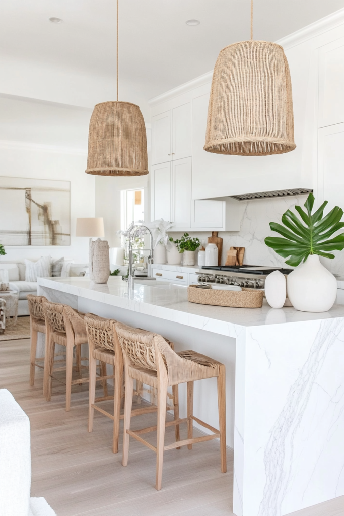 16. Modern Coastal Kitchenette