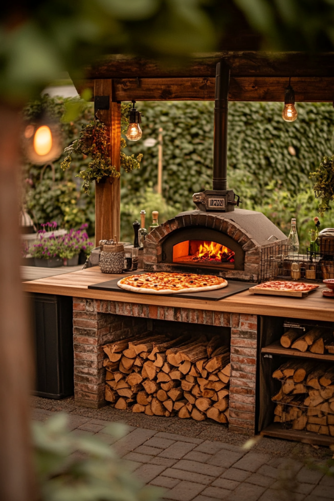 17. Build a DIY Outdoor Pizza Oven