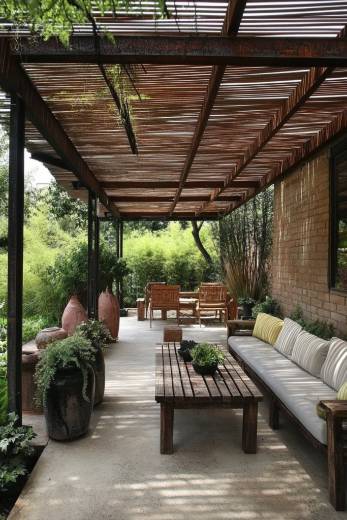 17. Corrugated Metal Roof for an Industrial Edge
