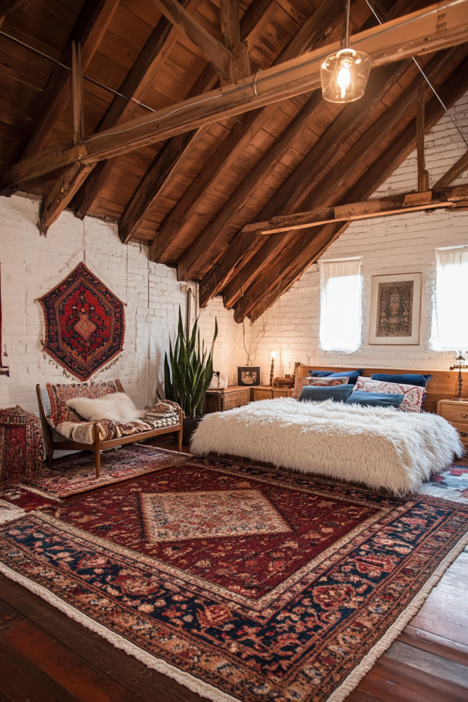 18. Use Plush Rugs for Comfort