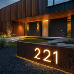 19 diy wooden house number sign ideas f