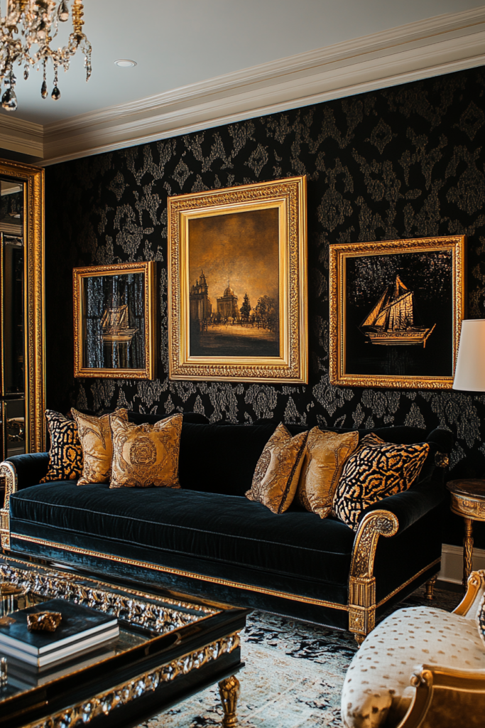 2. Luxe Wall Treatments