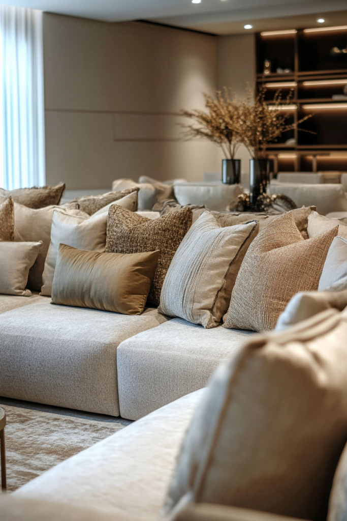 2. Plush, Oversized Sofas