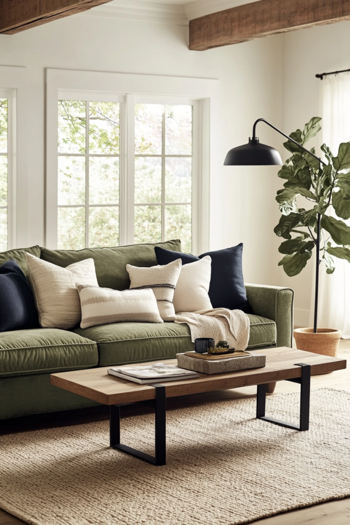 2. Sage Green Sofas for a Relaxing Vibe