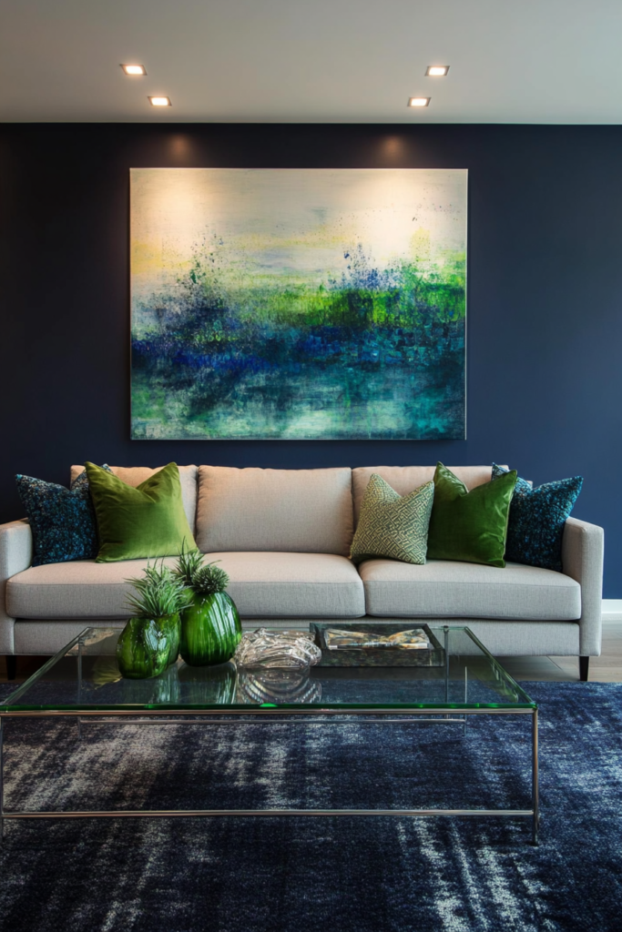 20. Blue and Green Abstract Art for a Modern Edge
