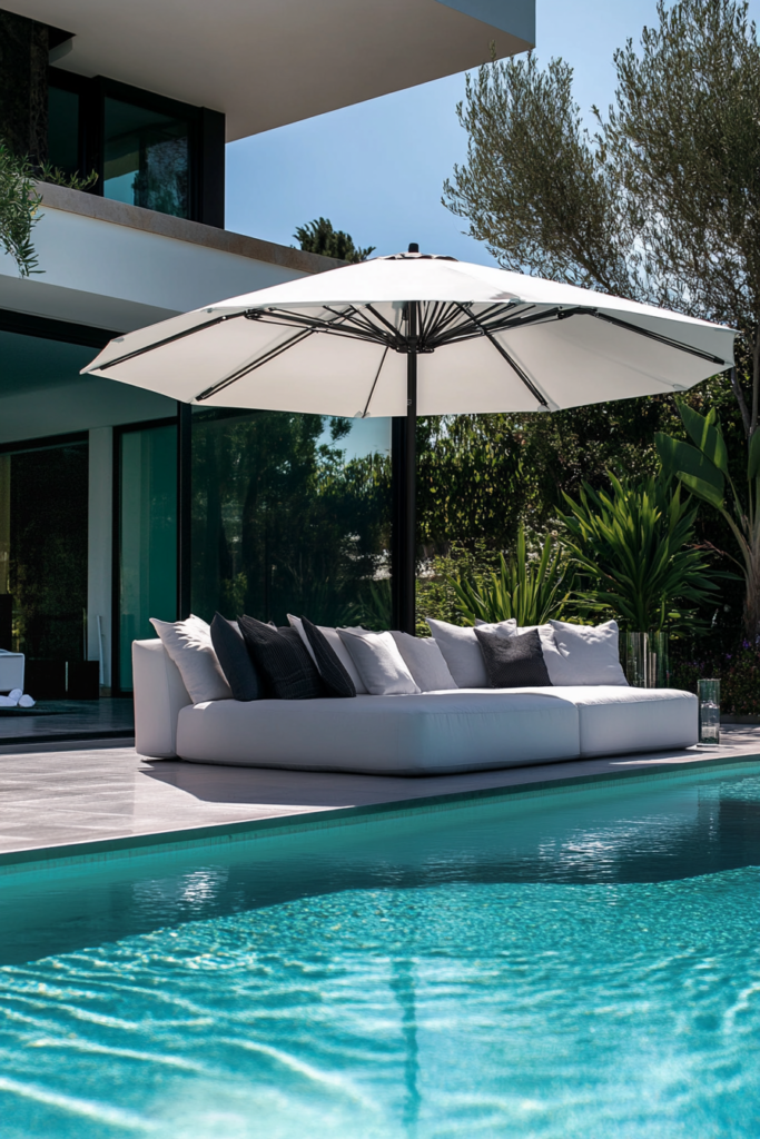 20. Freestanding Parasols: Flexible and Stylish