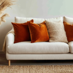 21 Burnt Orange Living Room Ideas f