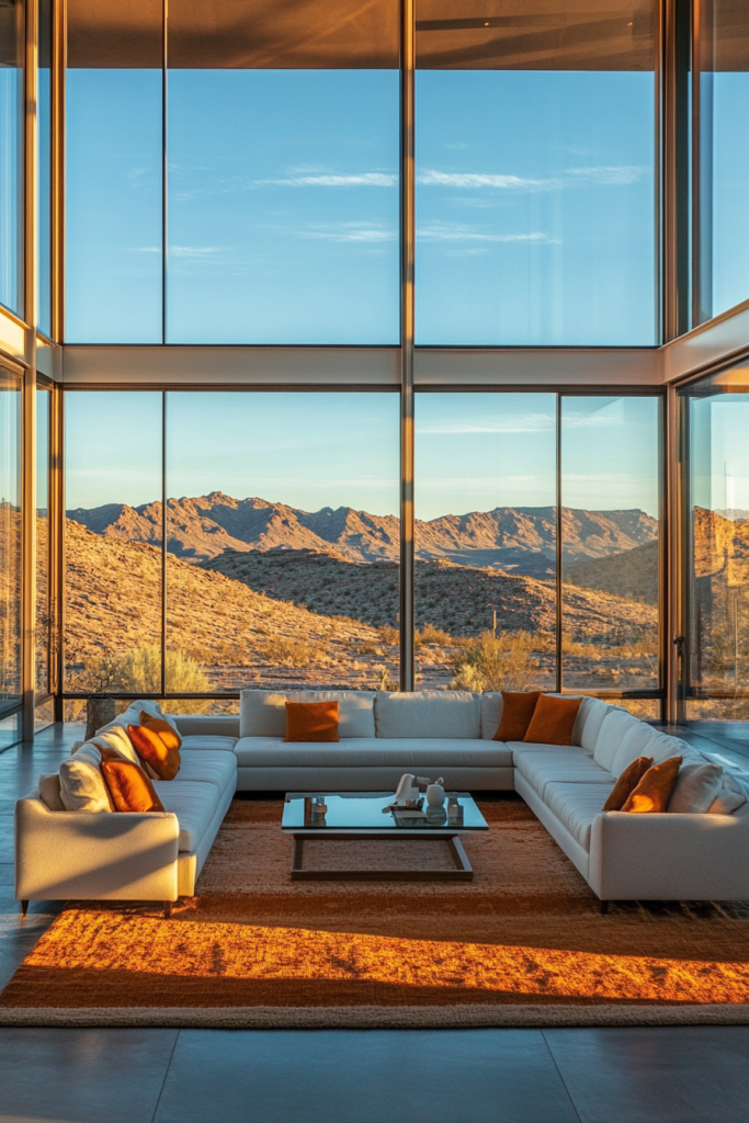 21. Large Windows with Desert Views