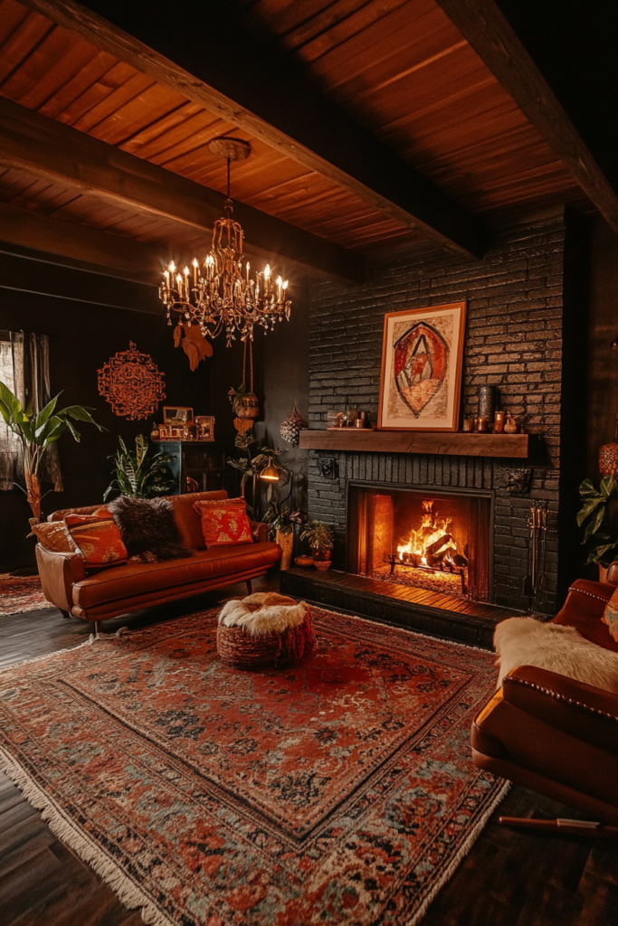 22. Create a Cozy Fireplace Area