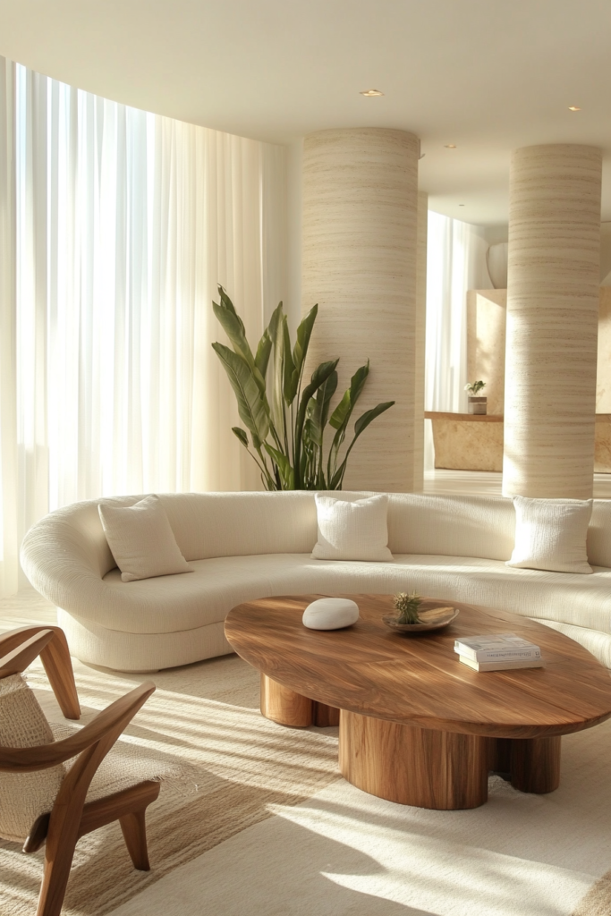 22. Curved Furniture for a Softer Aesthetic