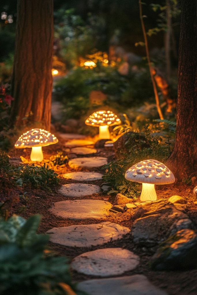22. Mushroom-Shaped Lights