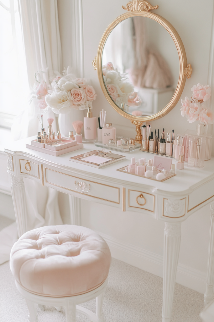 23. Create a Stylish Vanity Area