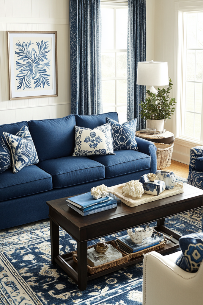 23. Seasonal Decor in Navy