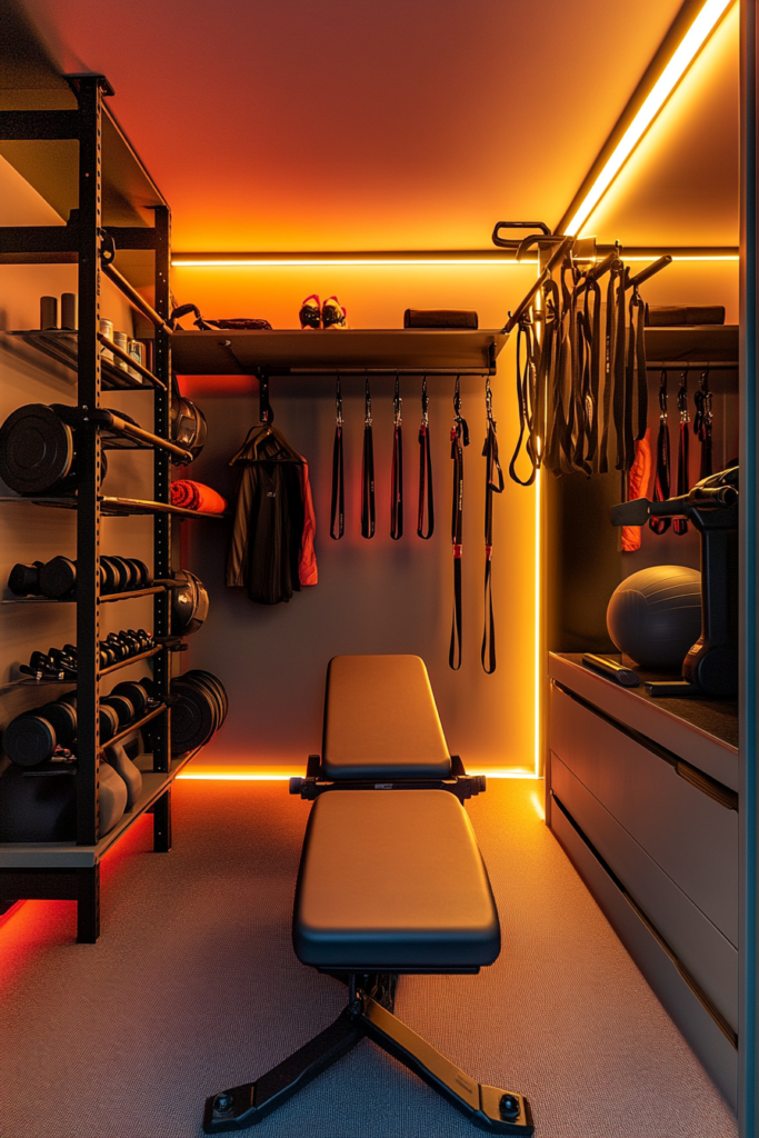 3. Closet Gym Conversion
