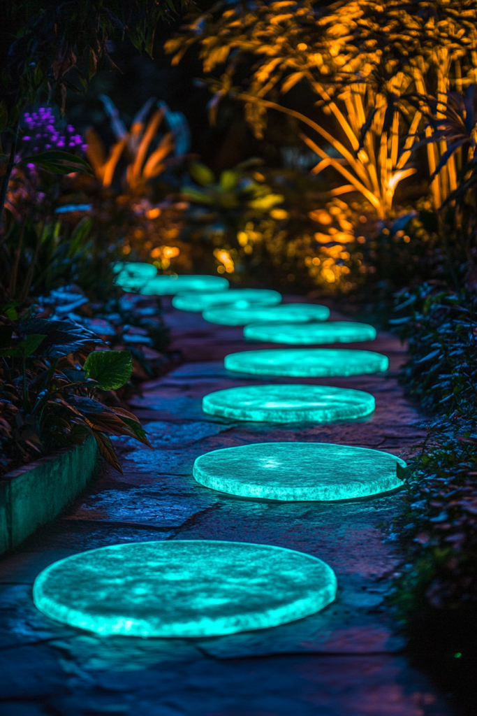 3. Glow-in-the-Dark Stepping Stones