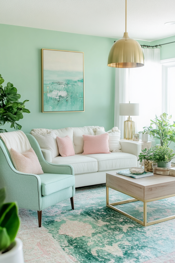 3. Mint Green Magic