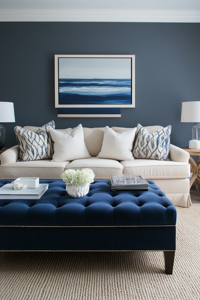3. Navy and Neutrals: A Timeless Pair