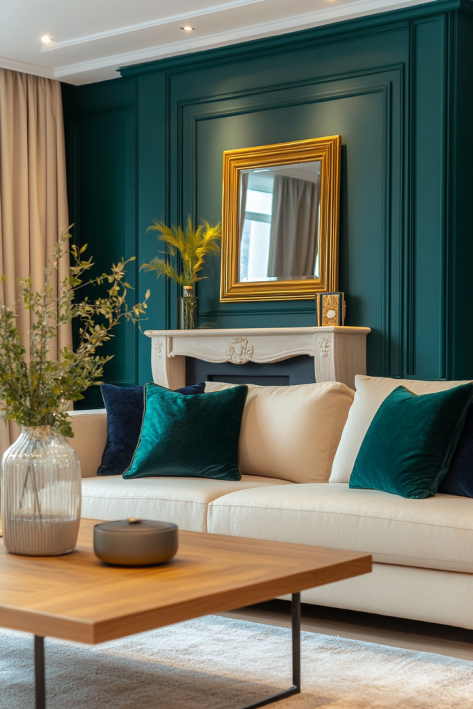 4. Blue and Green Botanical Prints for a Fresh Look