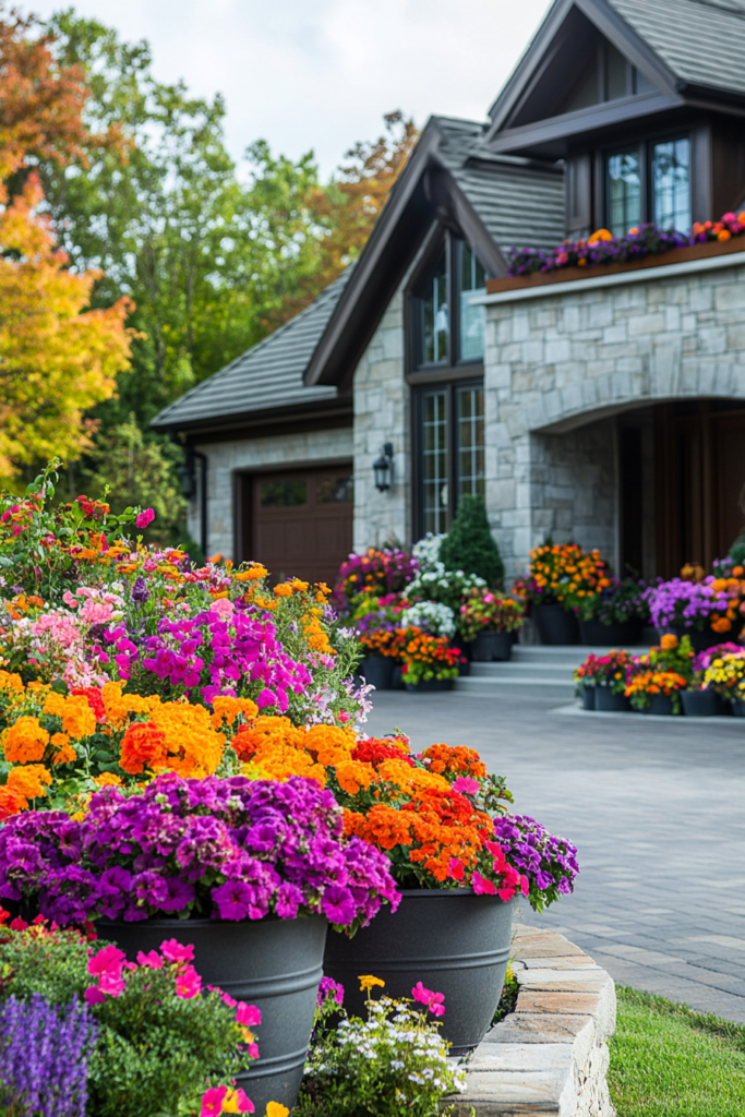 4. Seasonal Color with Container Gardens