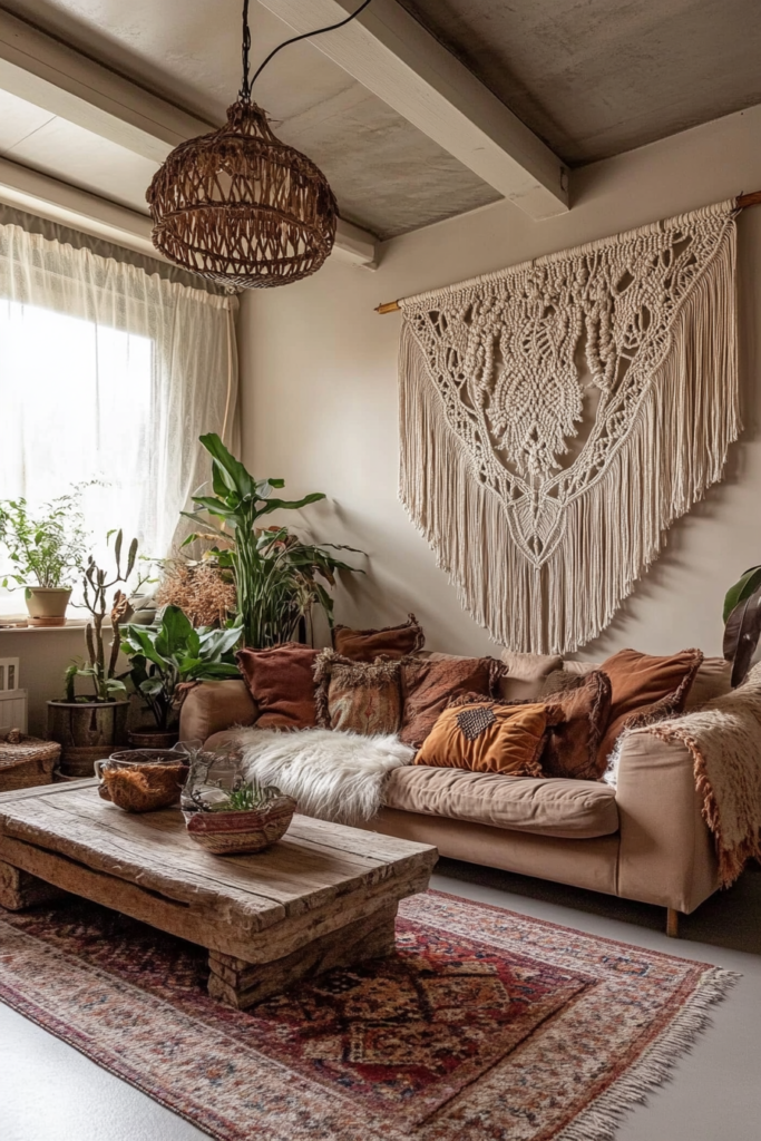 5. Introduce Textural Elements with Wall Hangings