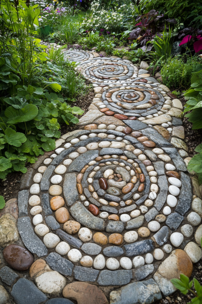 5. Pebble and Stone Mosaic