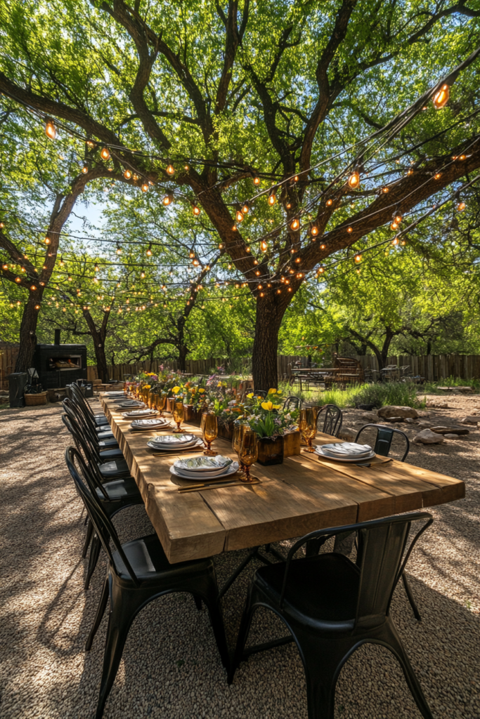 6. Set Up an Outdoor Dining Space