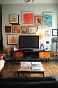 23 Modern Media Wall Ideas - Home Decor Goals