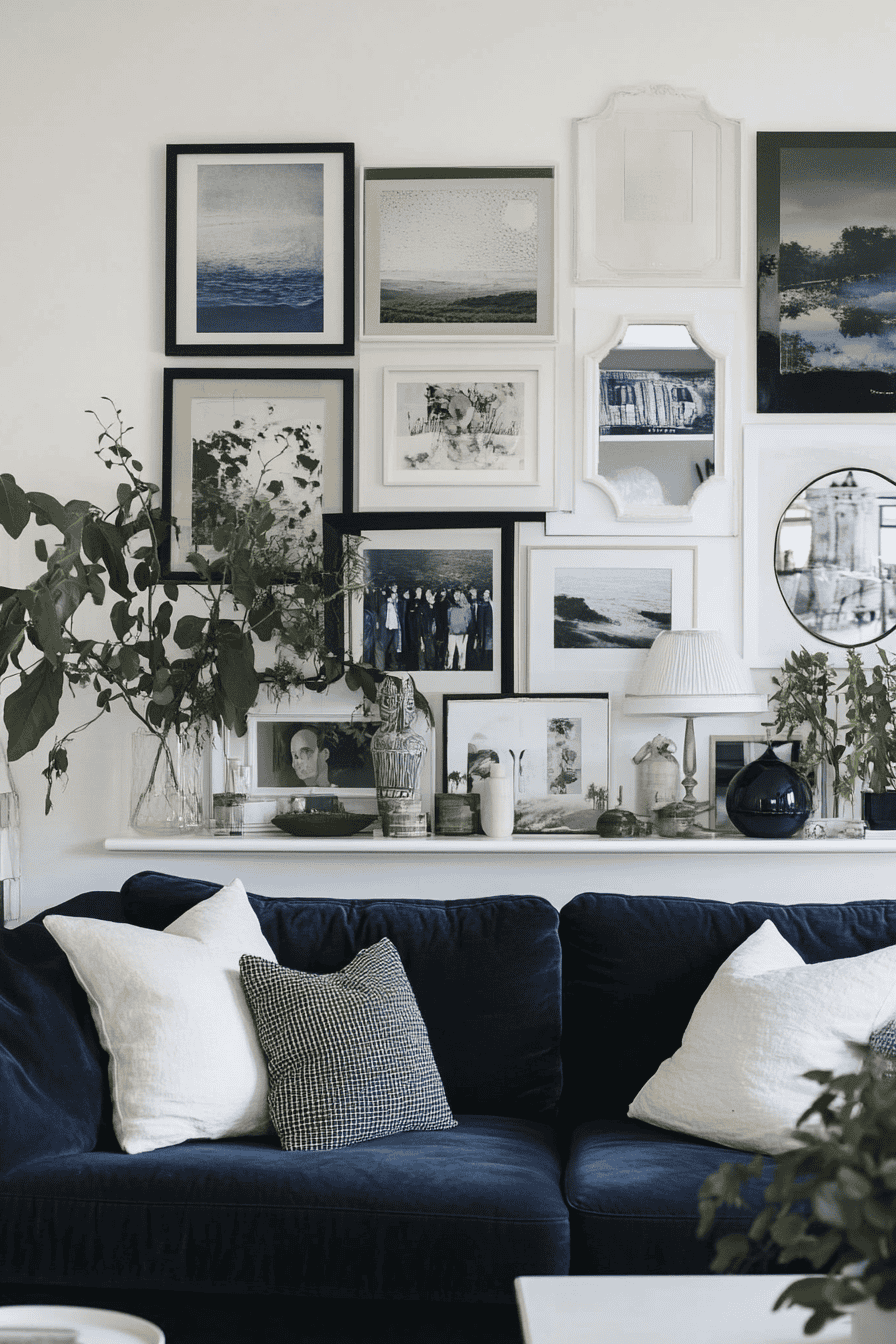 19 Navy and White Living Room Ideas - Home Decor Goals