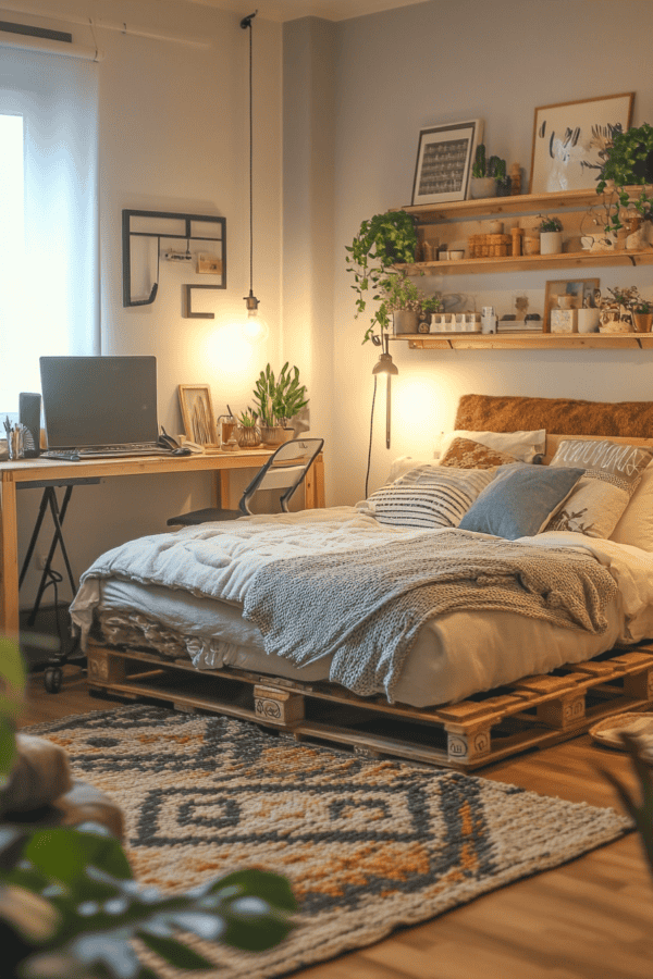 25 DIY Pallet Bed Ideas - Home Decor Goals