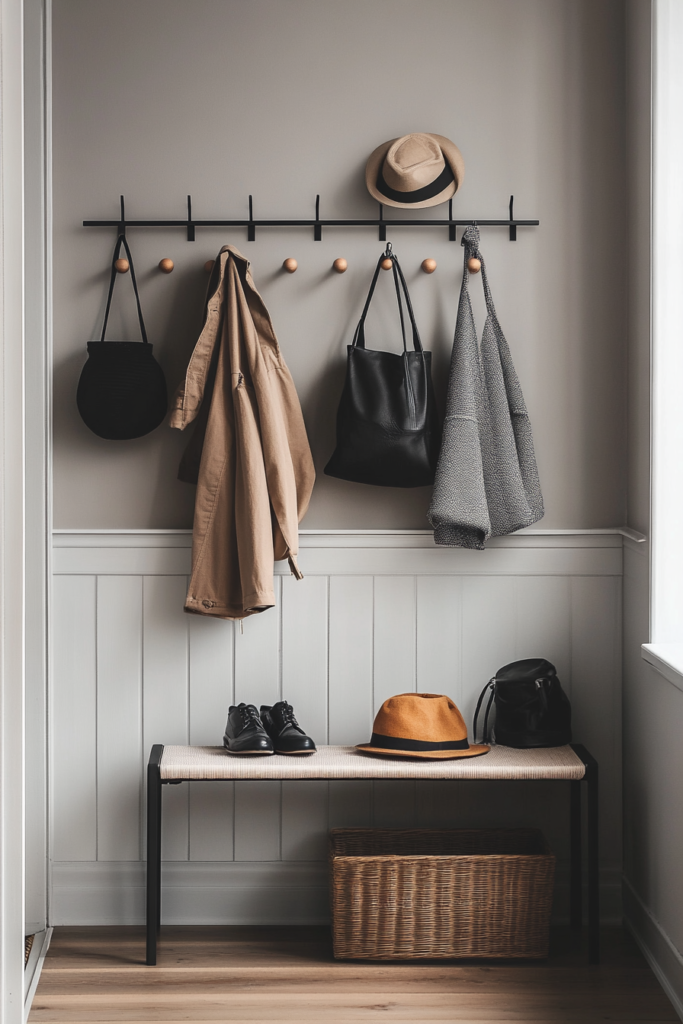 7. Stylish Coat Racks and Hooks