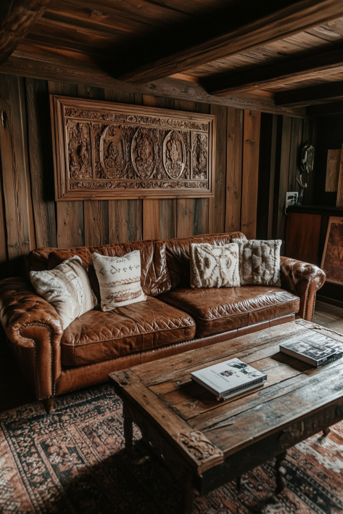 7. Wooden Accents