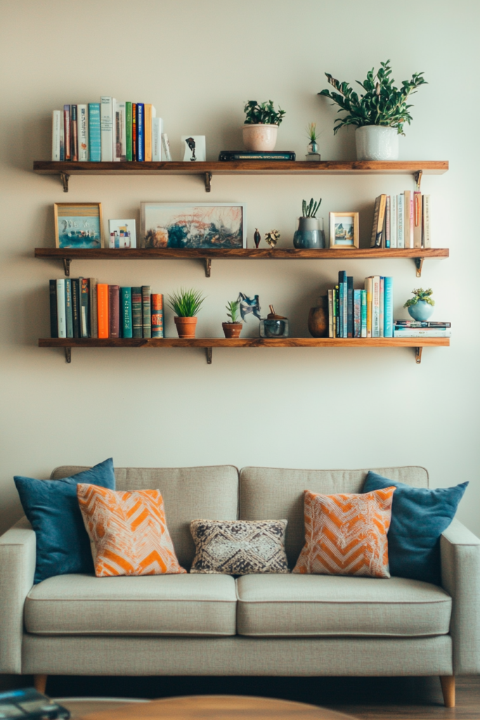 8. Floating Shelves