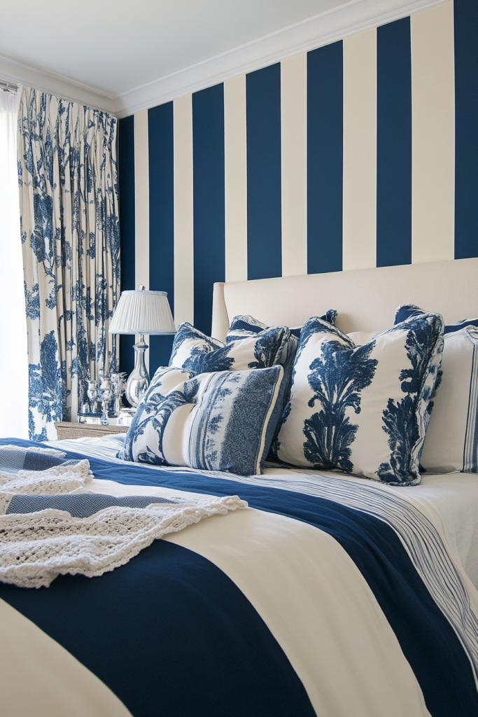 9. Bold Stripes for a Dramatic Effect