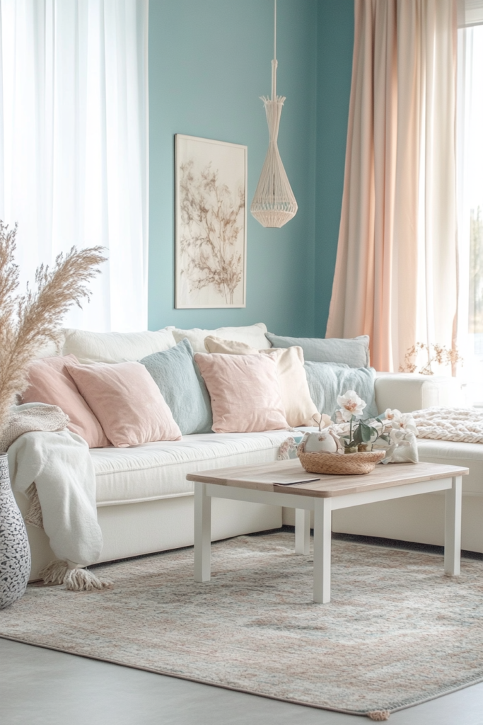 9. Soft Pastel Teal for a Gentle Aesthetic